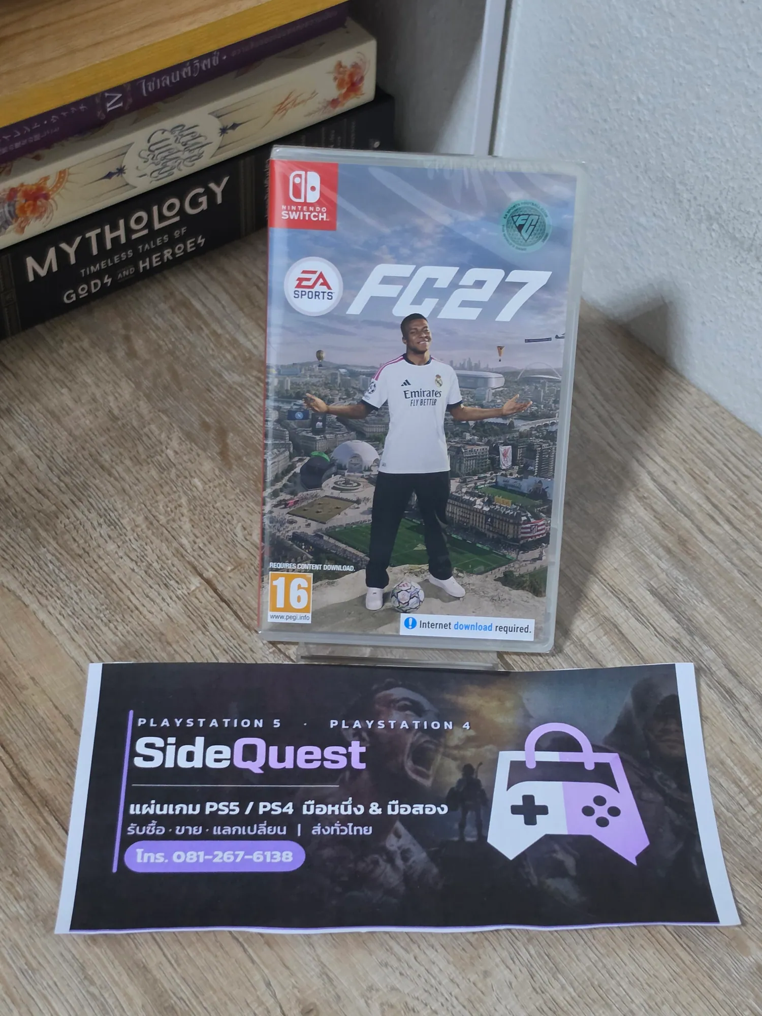 กล่องจริงของ EA SPORTS FC 27 (Nintendo Switch 1) ที่ร้าน ซีลยังไม่แกะ