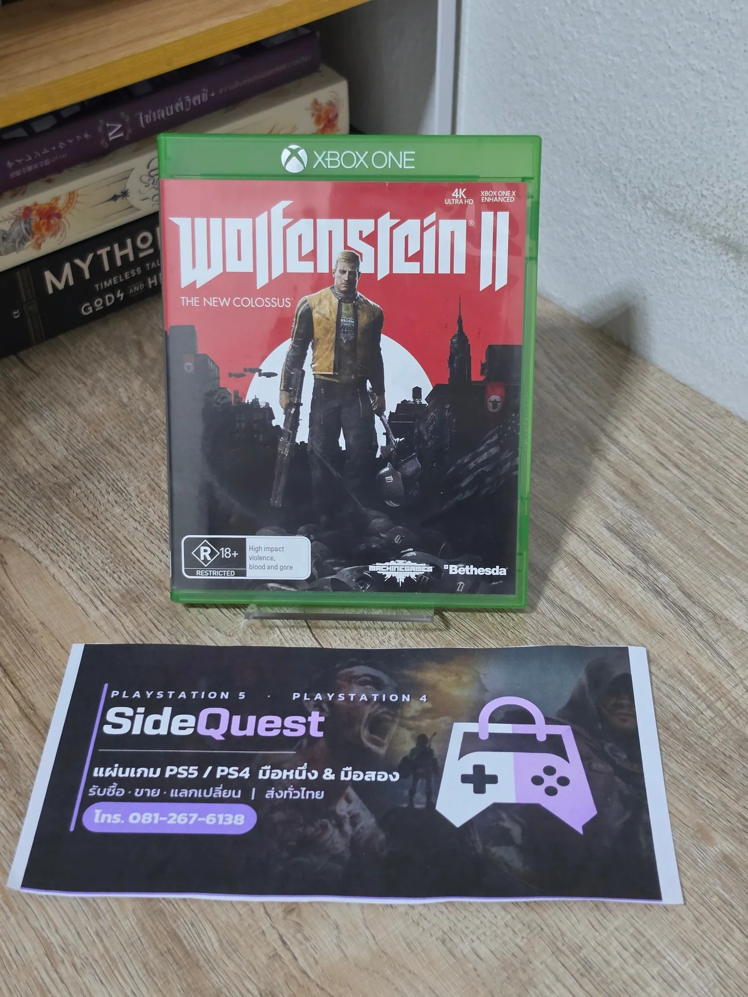 แผ่นจริงที่เราขาย: Wolfenstein II: The New Colossus Xbox One มือสอง สภาพเหมือนใหม่ แผ่นออสเตรเลีย