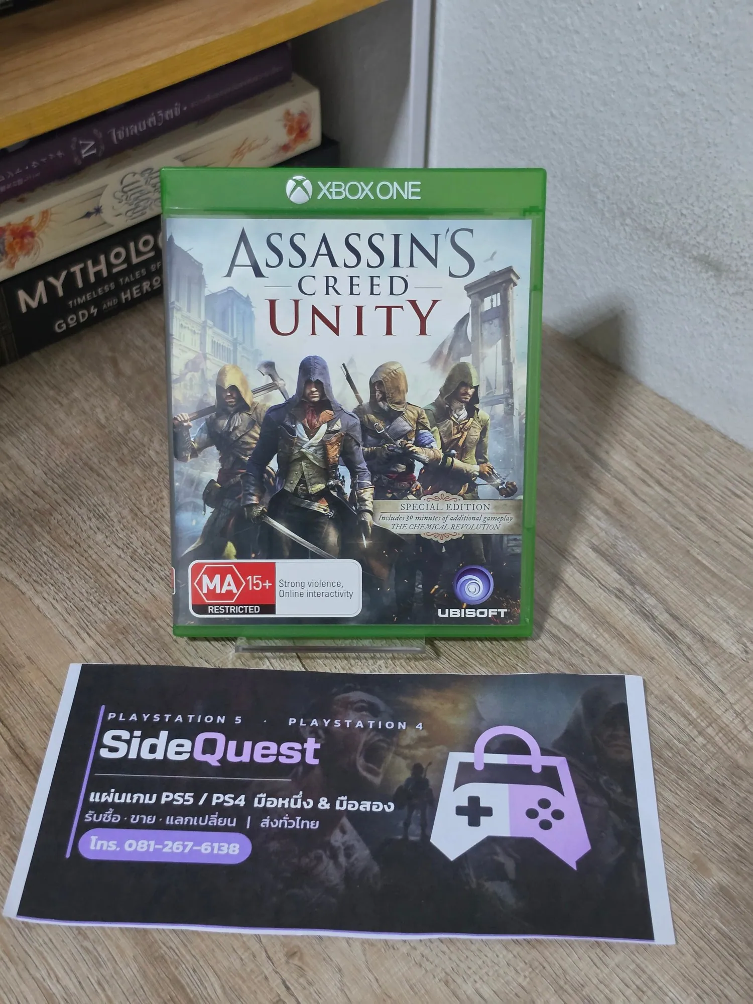 แผ่นจริงที่เราขาย: Assassin's Creed Unity Special Edition Xbox One มือสอง สภาพเหมือนใหม่ แผ่นออสเตรเลีย