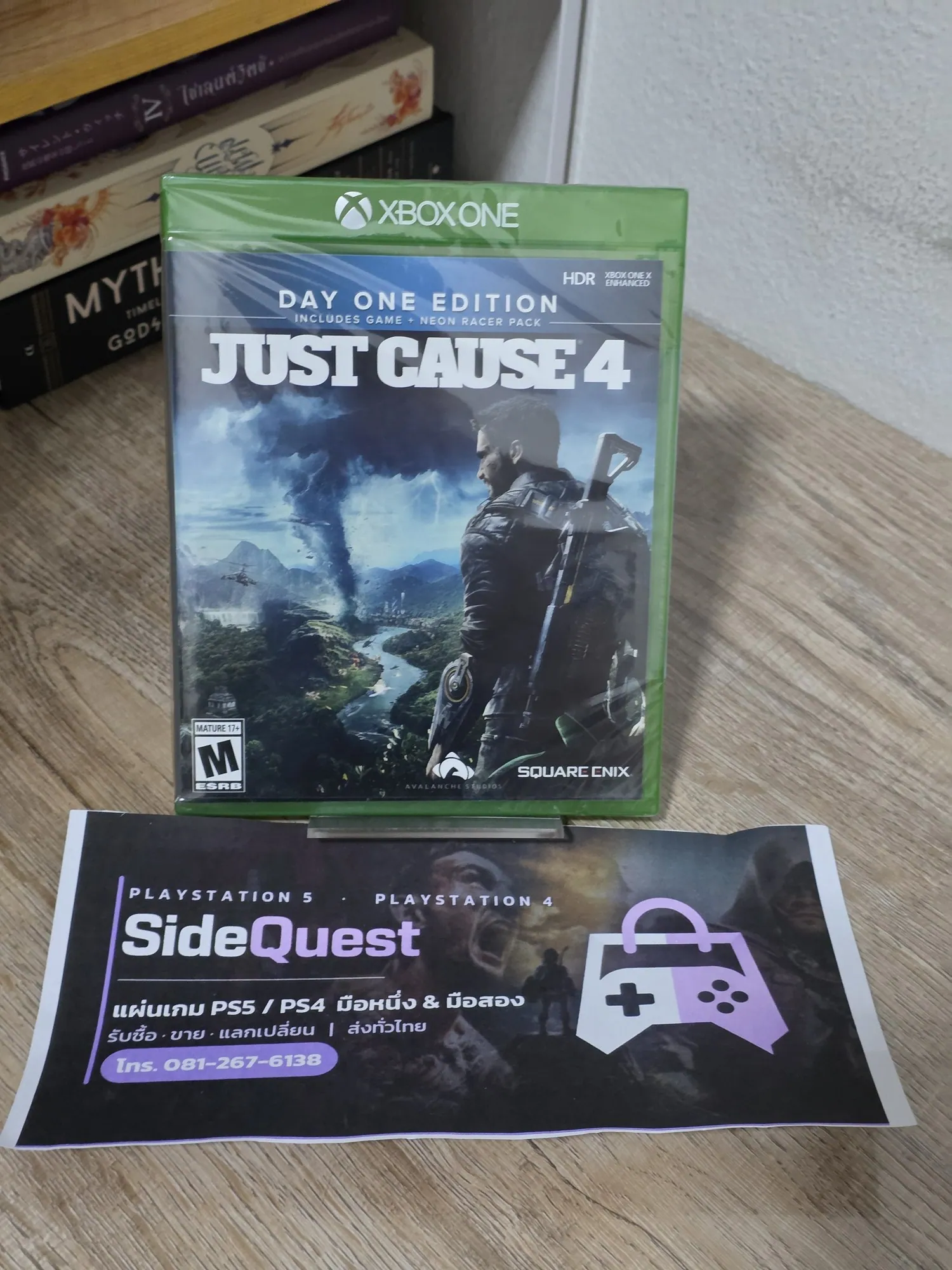 กล่องจริงที่เราขาย: Just Cause 4 Day One Edition Xbox One ของใหม่ ซีลเดิม แผ่น US